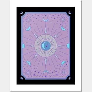 Tarot Card Back Posters and Art